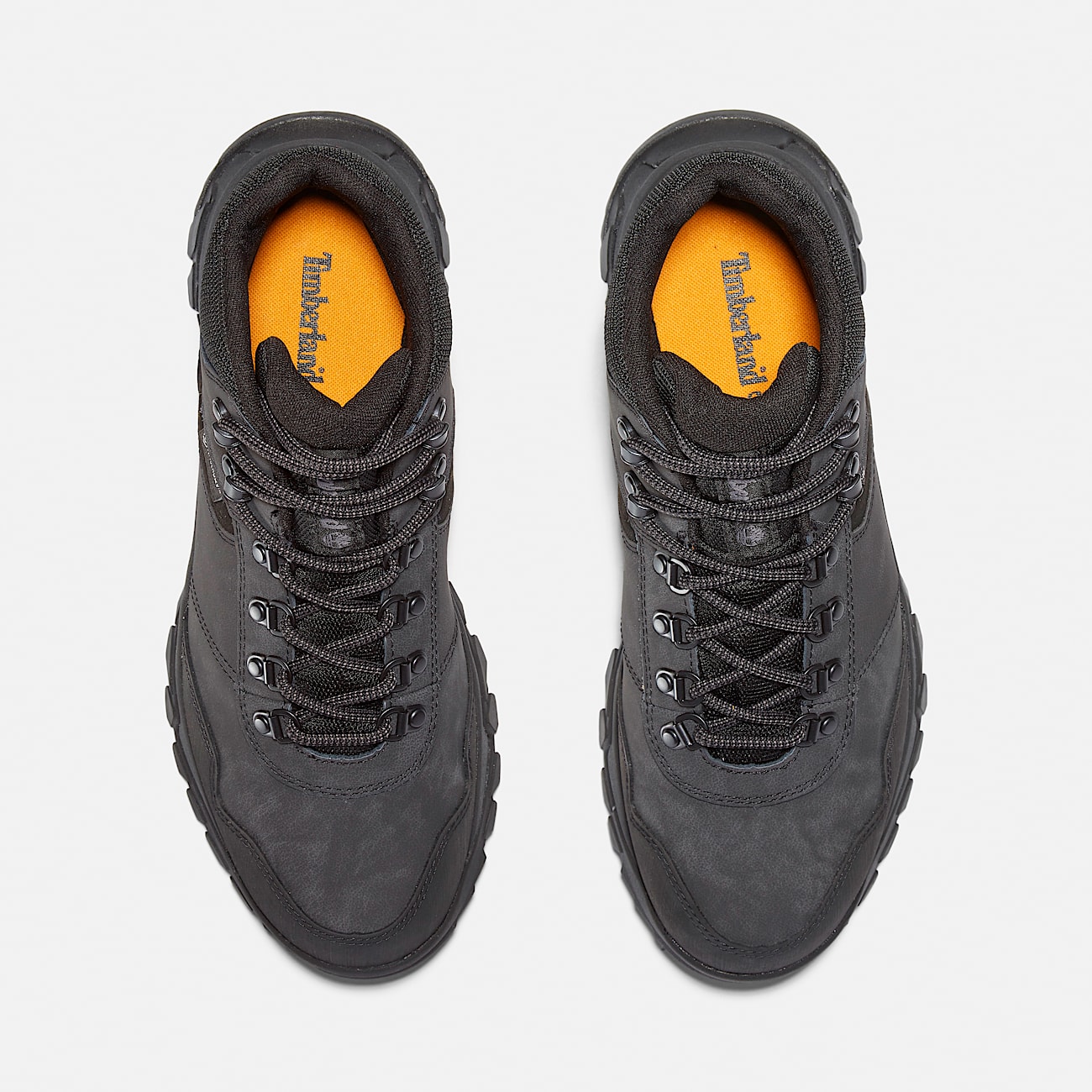 Mens Lincoln Peak Waterproof Mid Hiking Boot TBL Black Leather ALT2