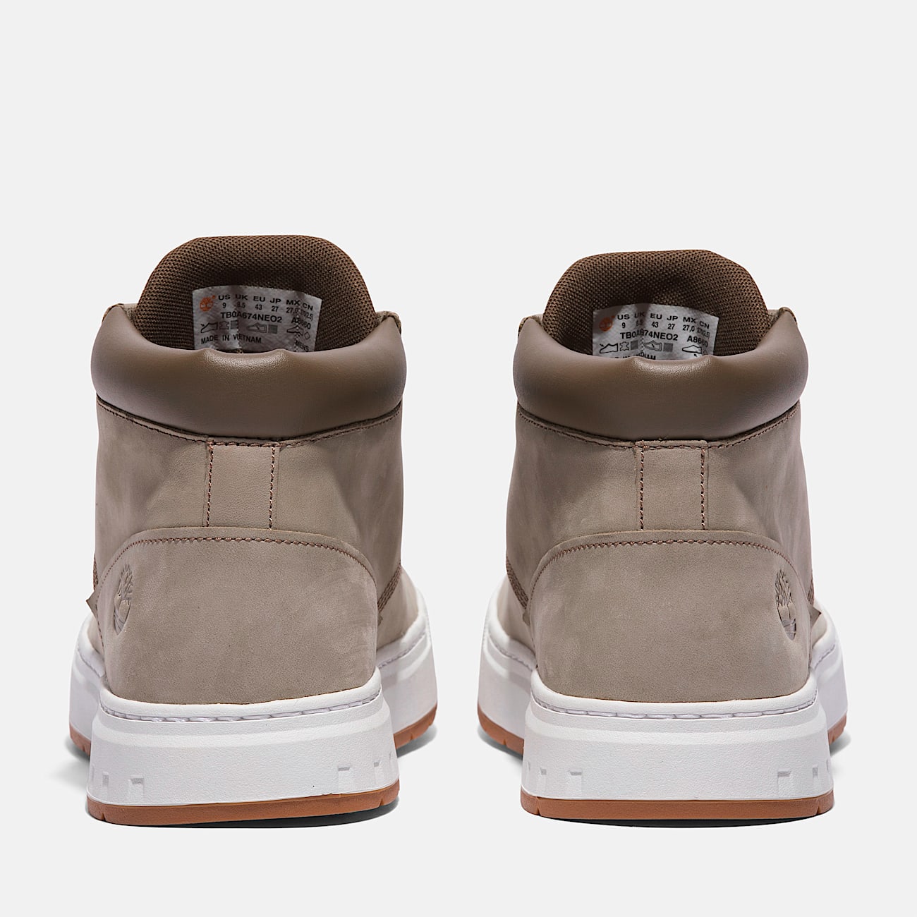 Mens Maple Grove Leather Chukka TBL LIght Taupe Nubuck ALT5