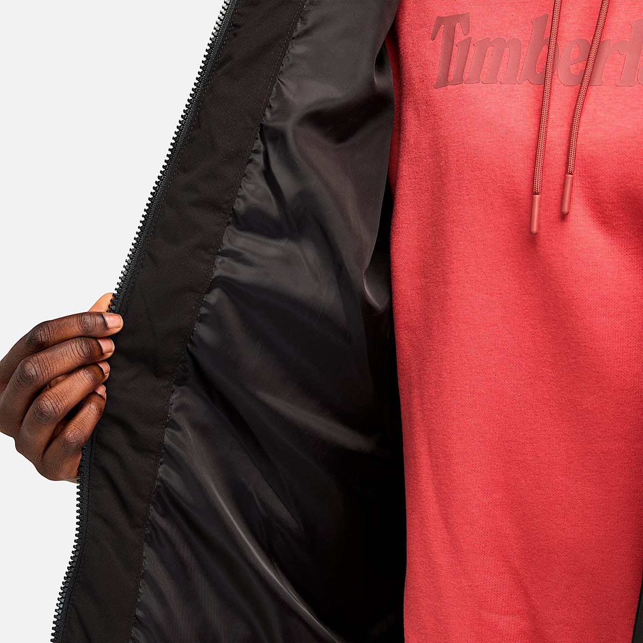 Womens Timberland WaterRepellent Puffer Jacket TBL Black ALT2