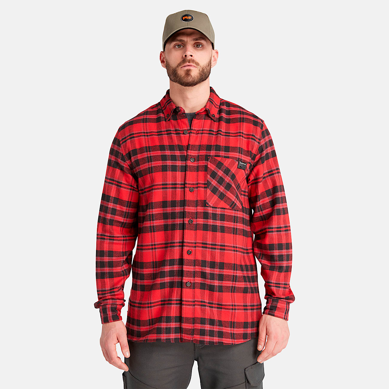 Camisa de franela Timberland PRO® Woodfort Midweight para hombre - 1