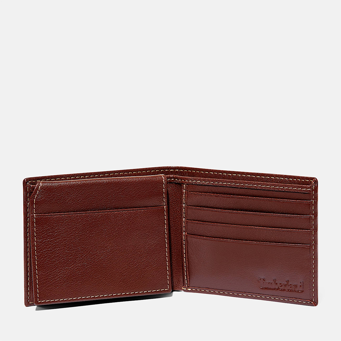 Cartera de piel para hombre Milled Leather Passcase TBL Caf ALT1