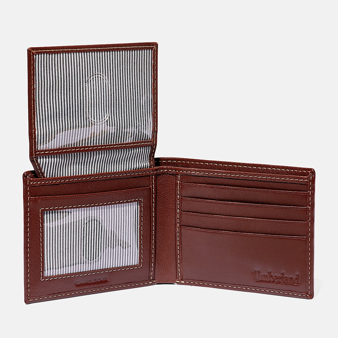 Cartera de piel para hombre Milled Leather Passcase TBL Caf ALT2