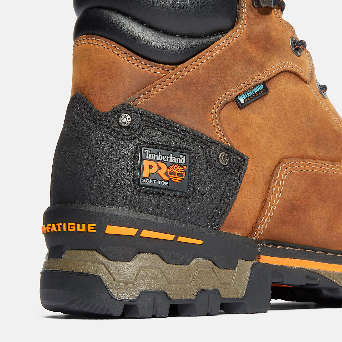 Mens Boondock 6 Waterproof Work Boot TBL Brown ALT7