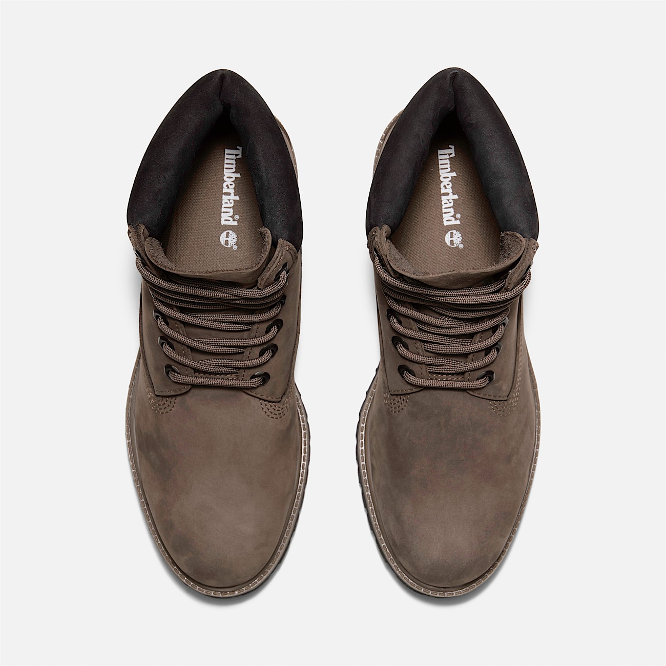 Mens Timberland Premium 6Inch Waterproof Boot TBL Brown Nubuck ALT2