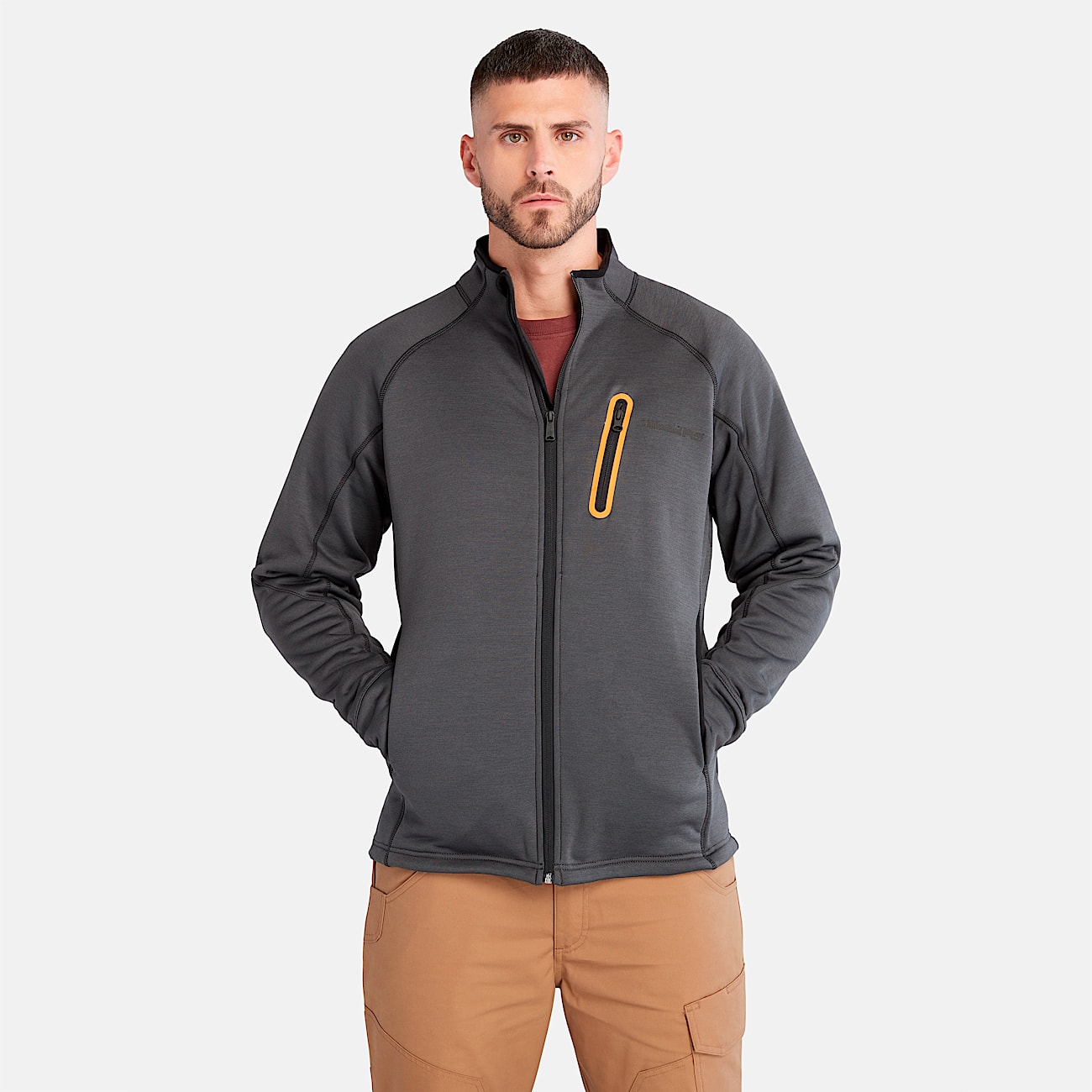 Men's Timberland PRO® Reaxion Full-Zip Athletic-Fit Fleece Jacket - 1