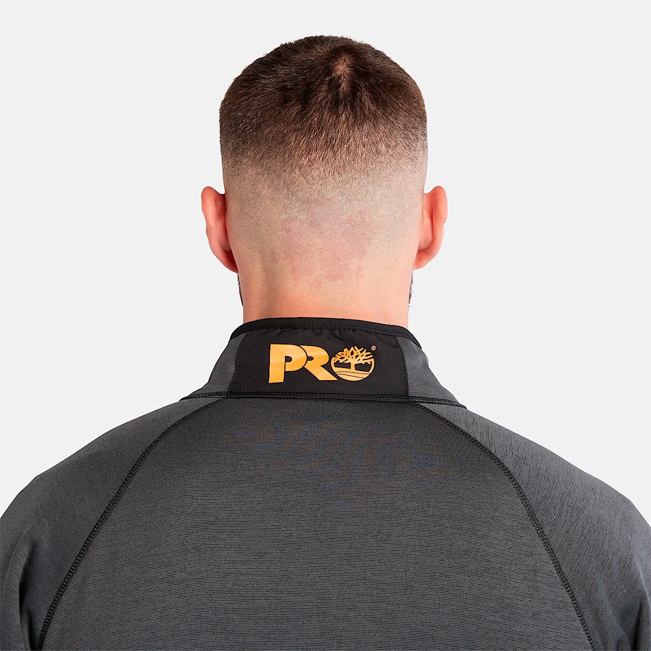 Mens Timberland PRO Reaxion FullZip AthleticFit Fleece Jacket TBL Charcoal HeatherCharcoal ALT5