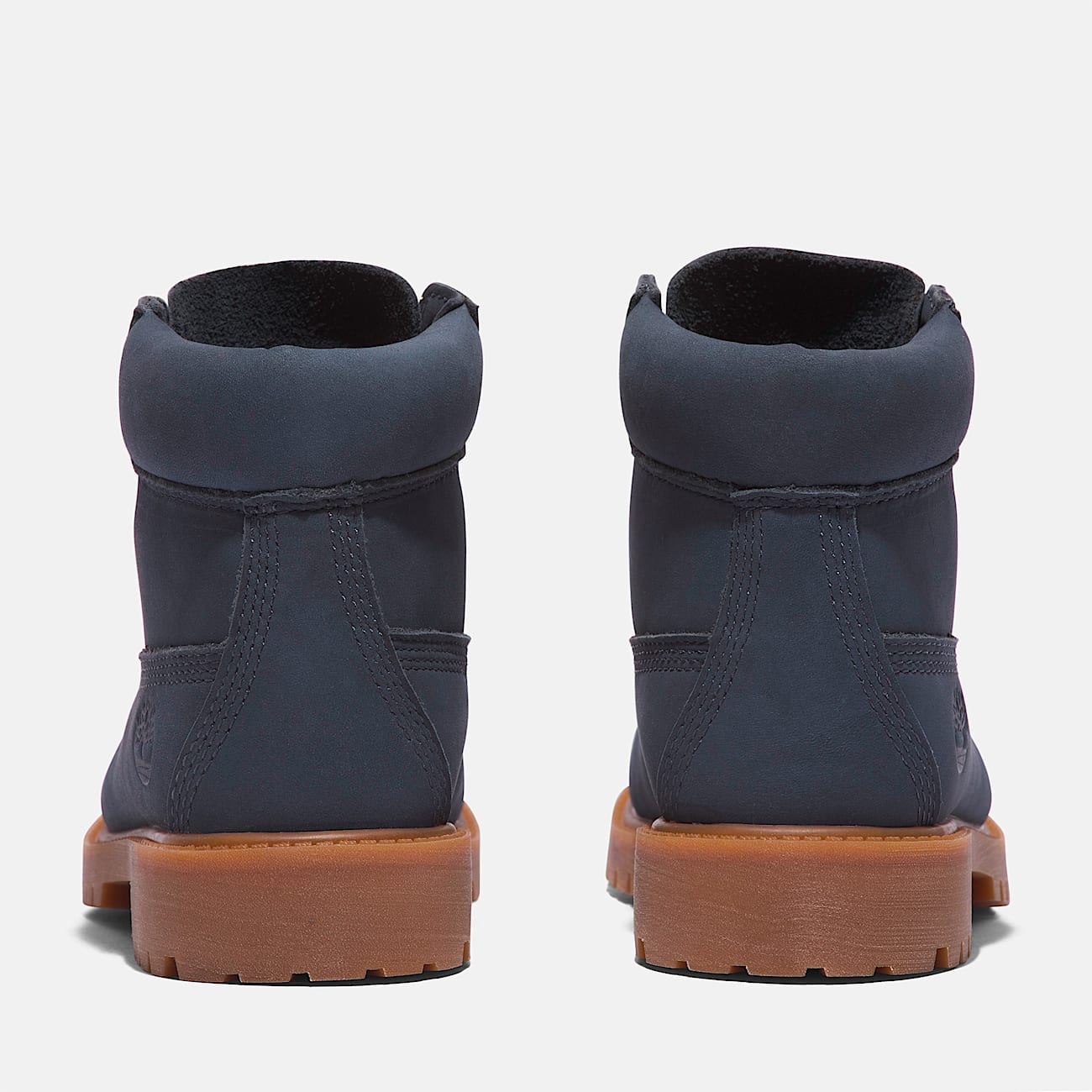 Youth Timberland Premium 6Inch LaceUp Waterproof Boot TBL Dark Blue Nubuck ALT5