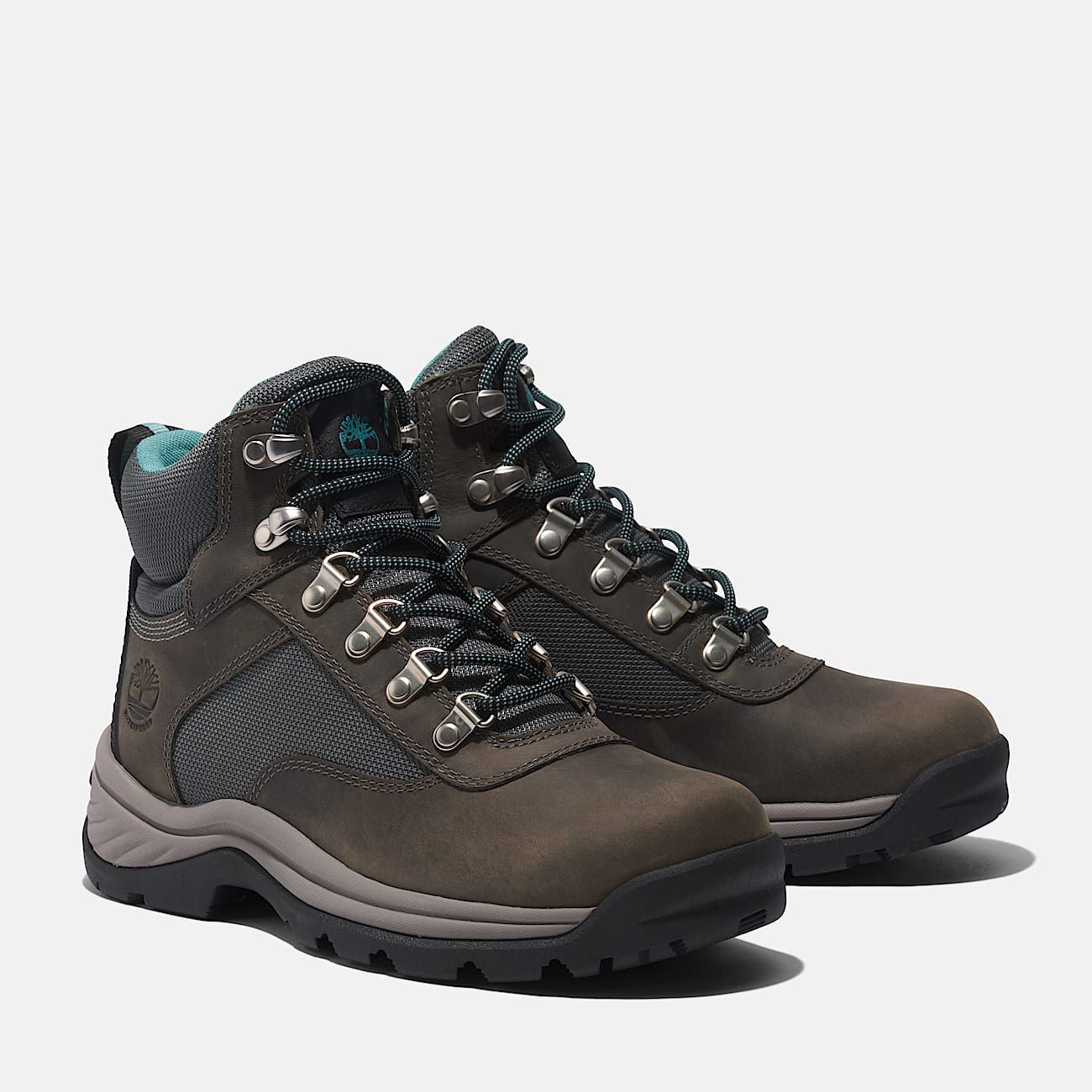 Botas Hiker White Ledge Waterproof Mid para mujer TBL Gris medio FullGrain ALT4
