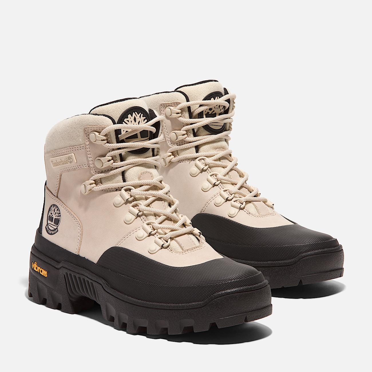 Womens Vibram Mid LaceUp Waterproof Boot TBL Natural Nubuck ALT4