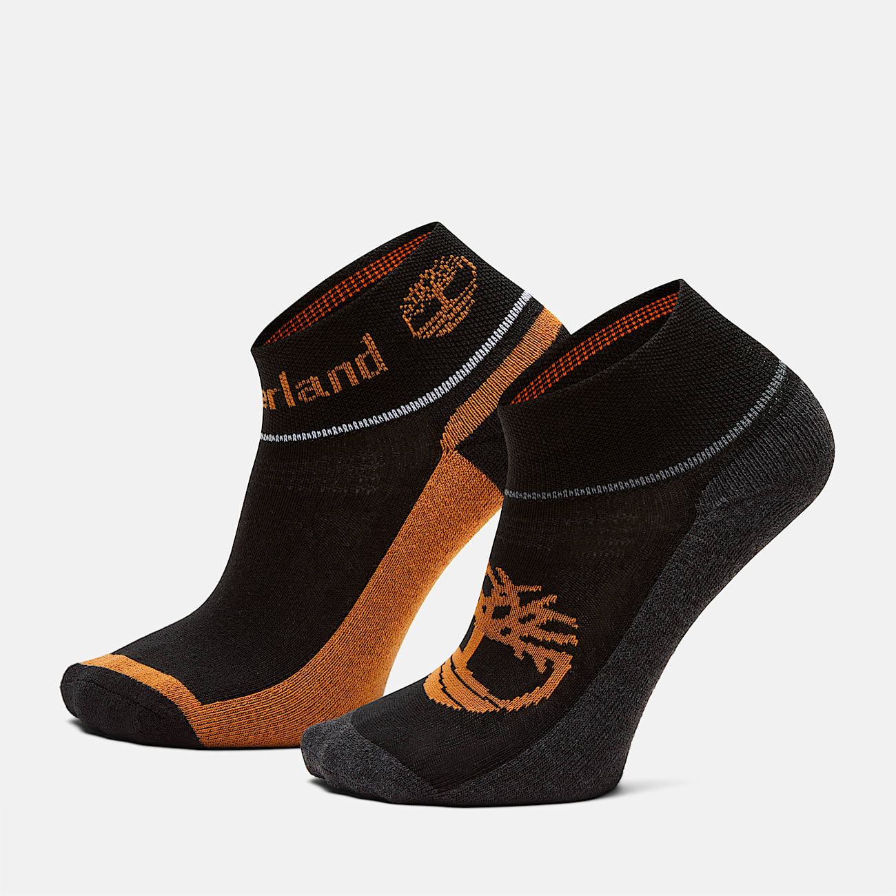 Men's 2-Pack Colorblock Hiking Shortie Crew Sock - 1