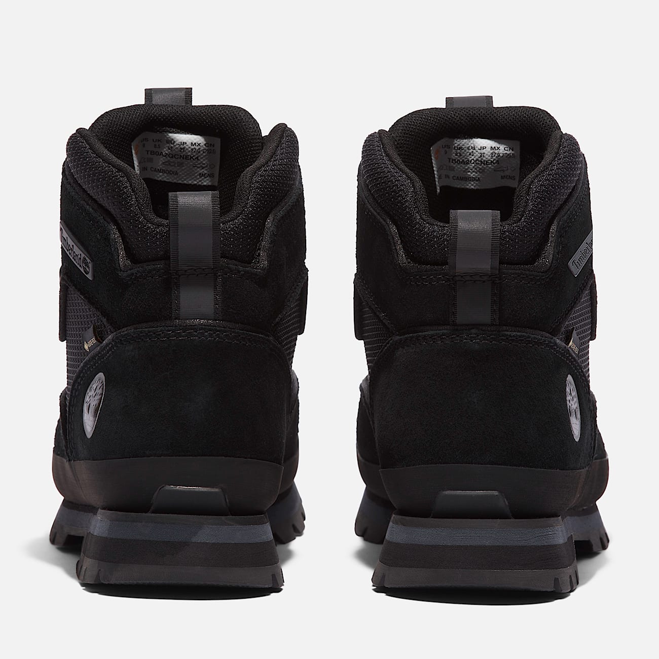 Mens Euro Hiker Mid LaceUp With GORETEX Bootie TBL Black Suede ALT5