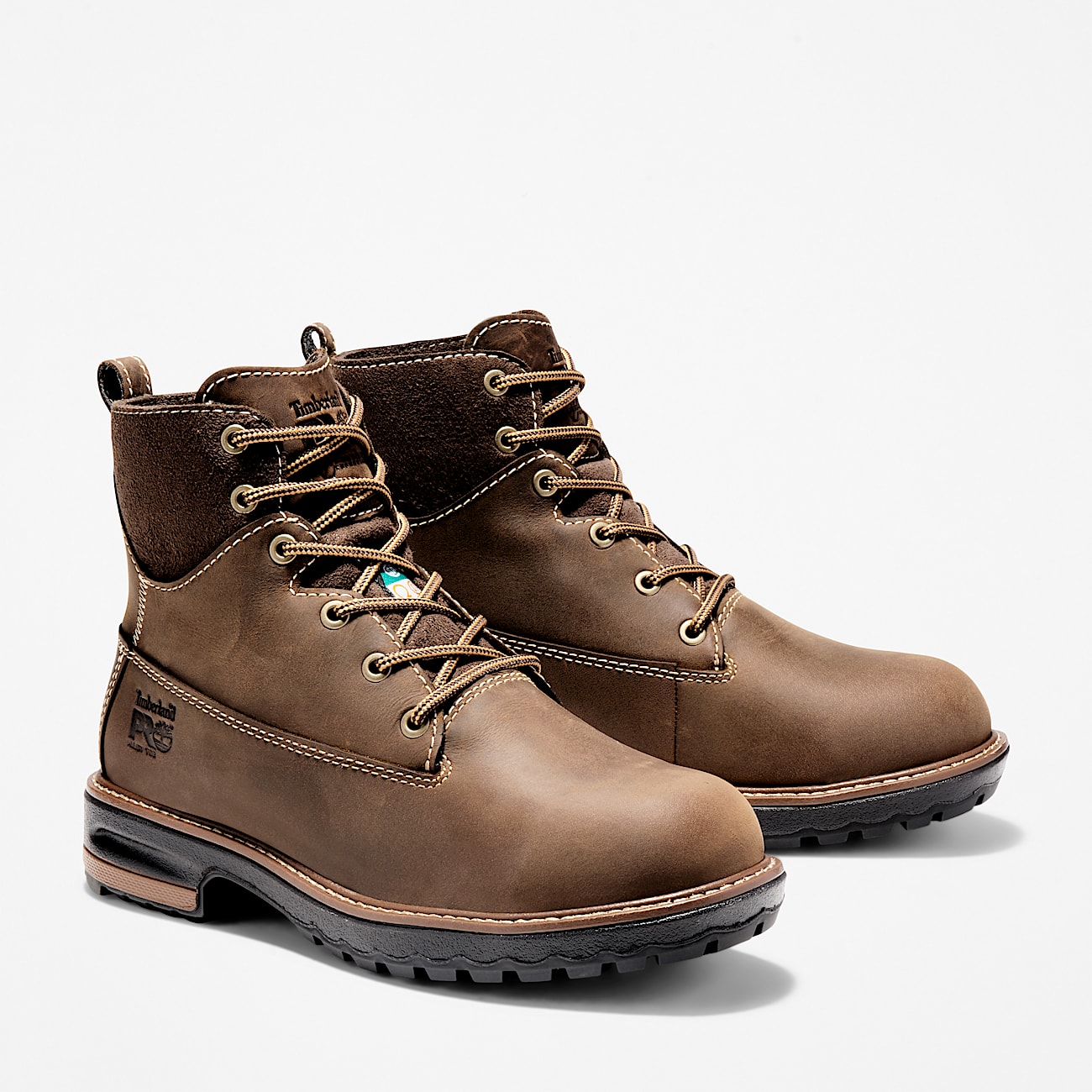 Womens Hightower 6 Alloy Toe Work Boot TBL Kaffe FullGrain Leather ALT4