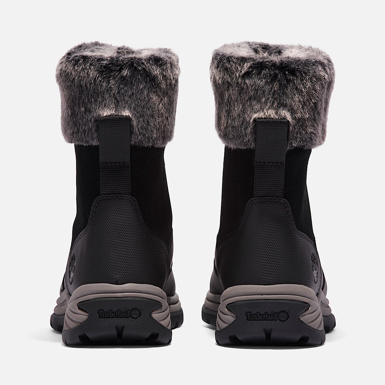 Womens White Ledge Waterproof PullOn Snow Boot TBL Black FullGrain ALT5