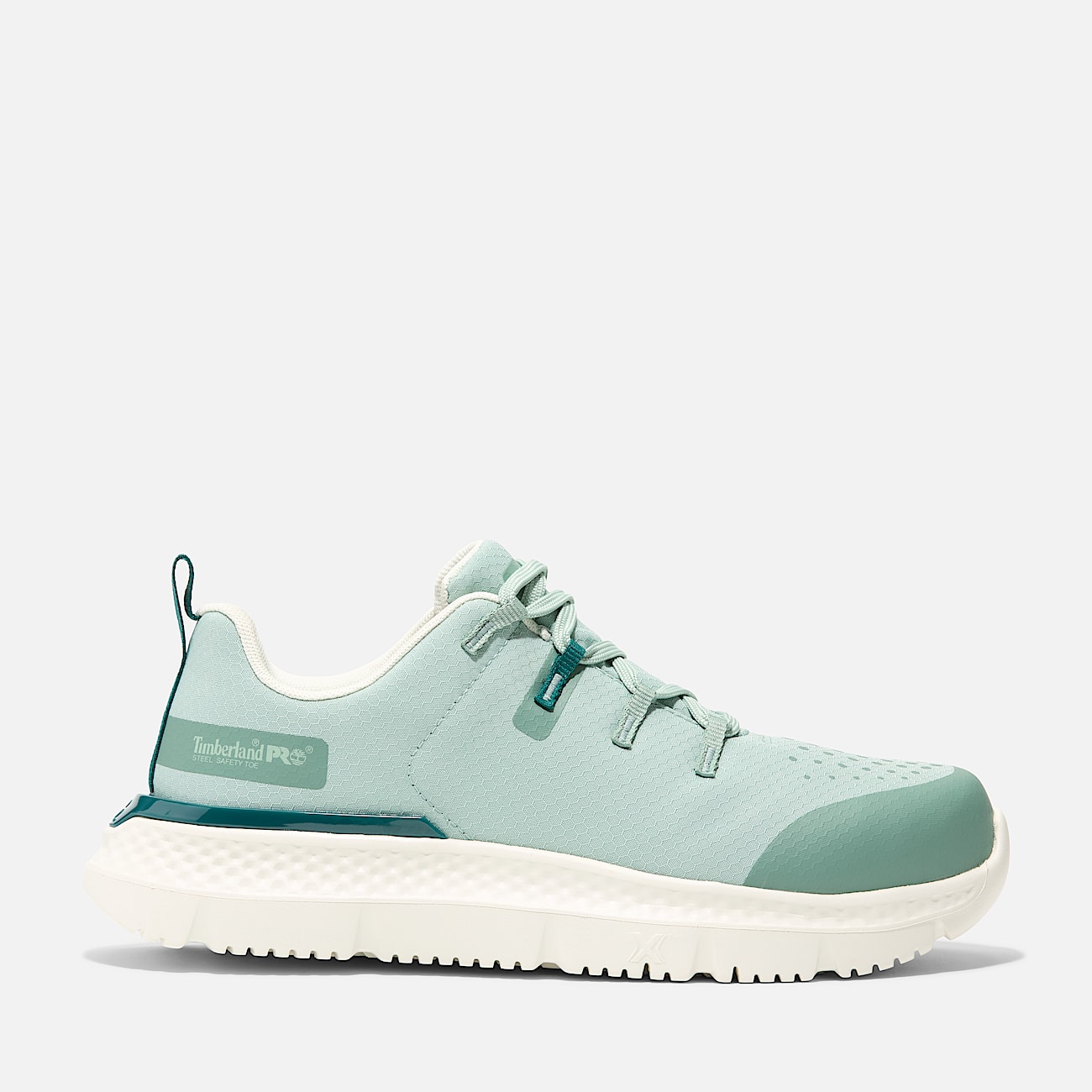Womens Timberland PRO Intercept Athletic SteelToe Work Sneaker TBL Sage GreenWhite HERO