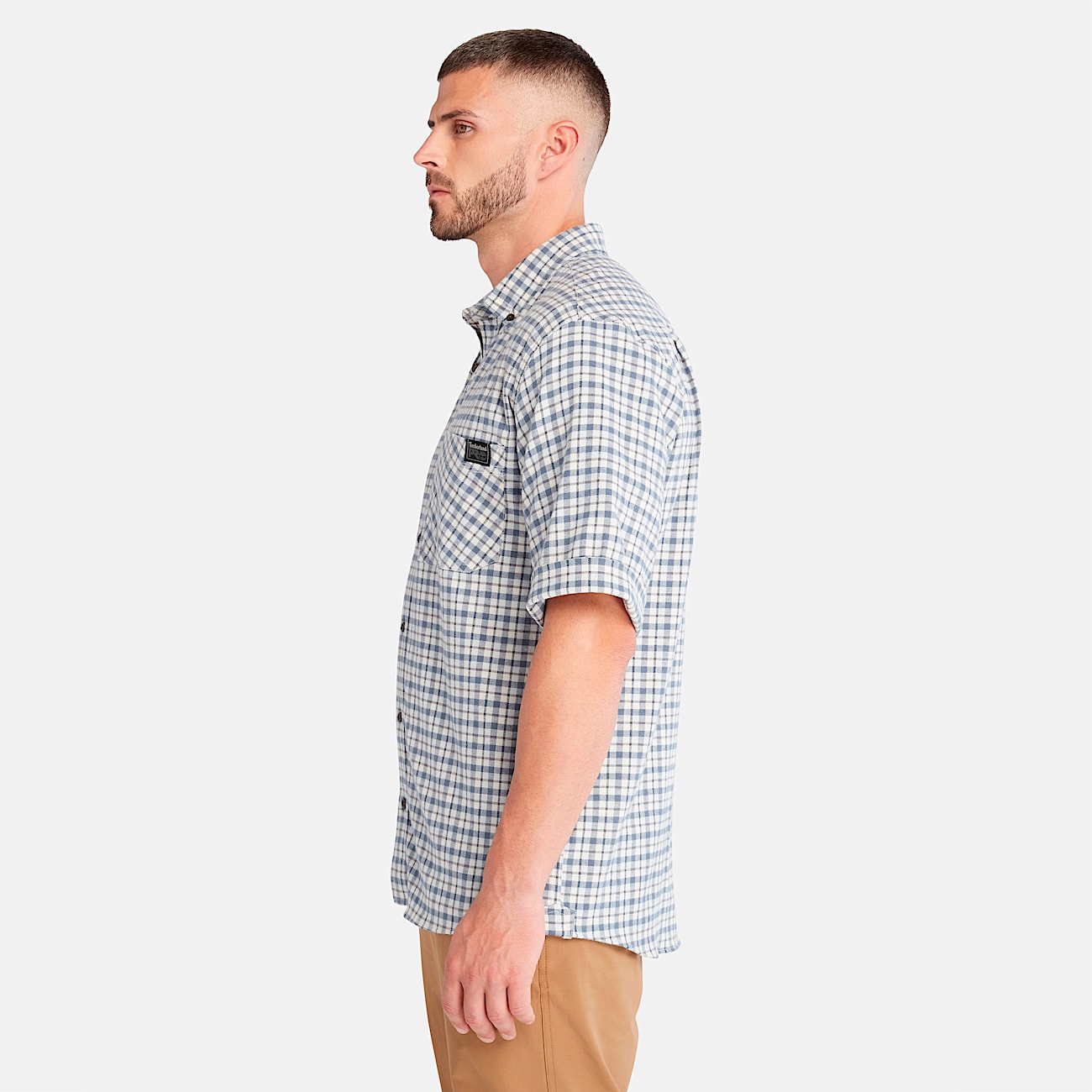 Men's Timberland PRO® Woodfort Lightweight Flannel Flex Shirt - 4