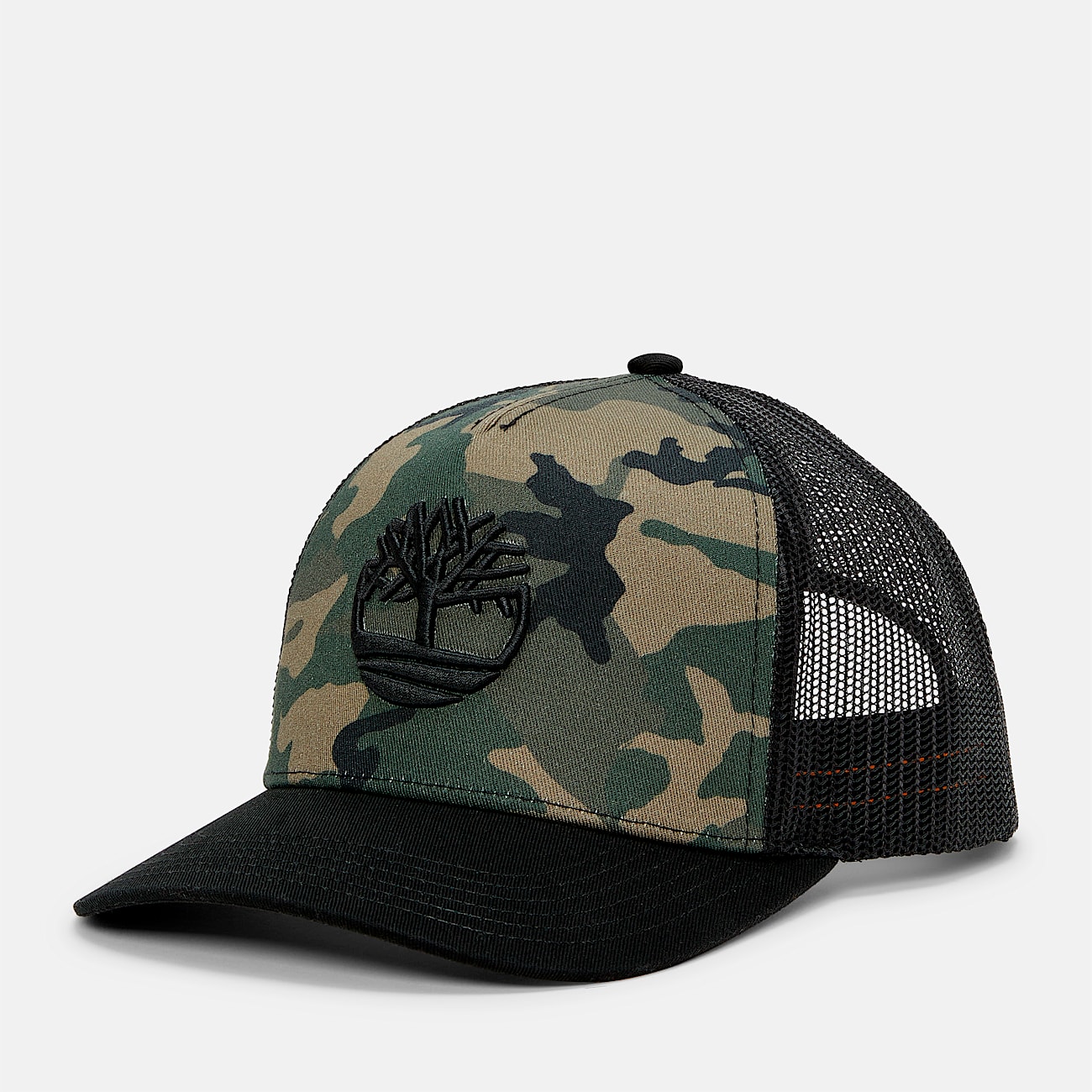 Camo Print Trucker Hat - 1