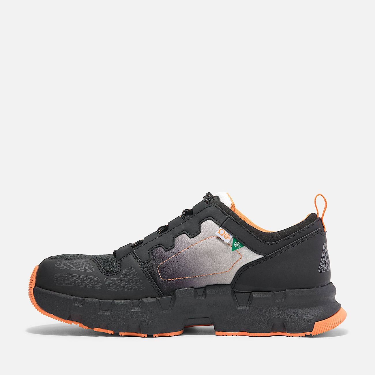 Mens Timberland PRO Powertrain EV CompToe Work Sneaker TBL BlackGrey ALT6