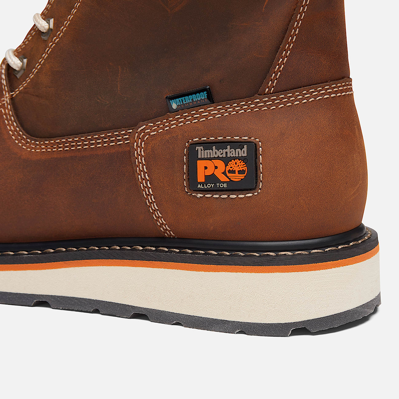 Mens Gridworks 8 Alloy Toe Waterproof Work Boot TBL Brown ALT7