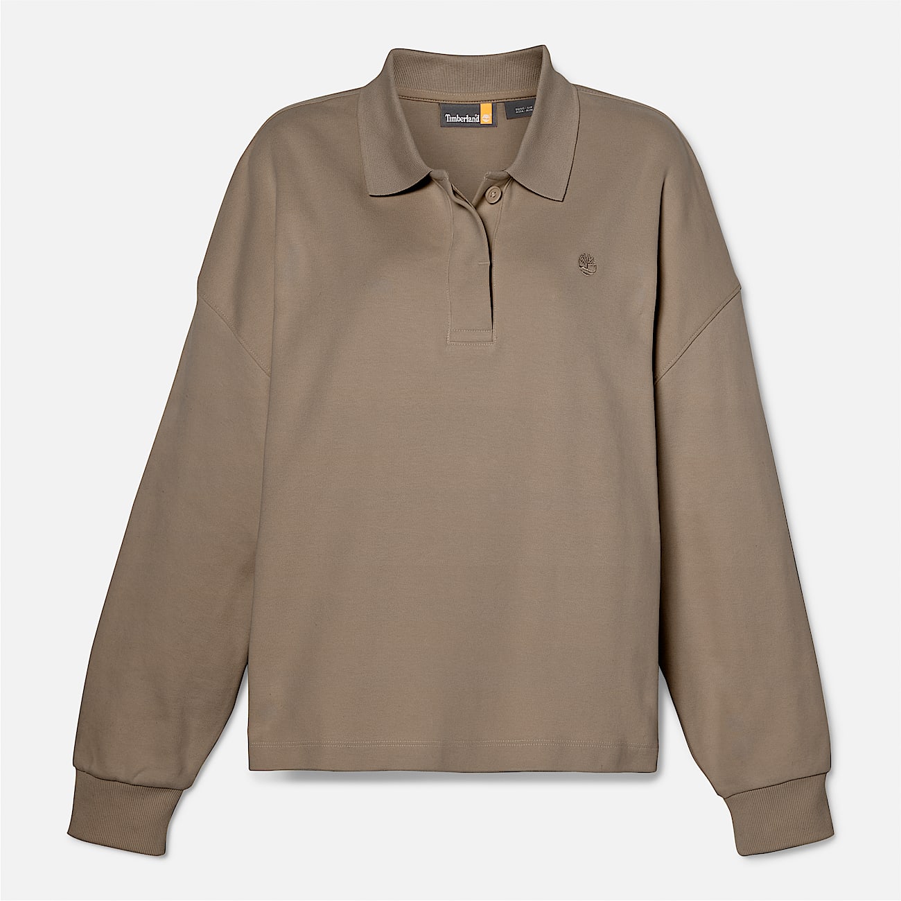 Womens Lush Polo Sweatshirt TBL Chocolate Chip ALT10