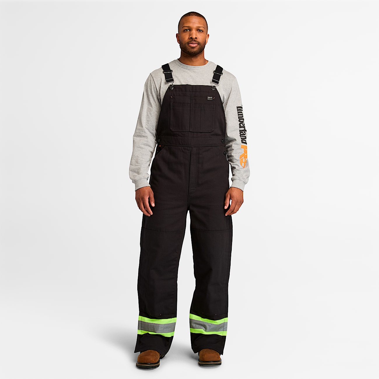 Mens Timberland PRO Gritman Insulated Bib Overall TBL Black HERO