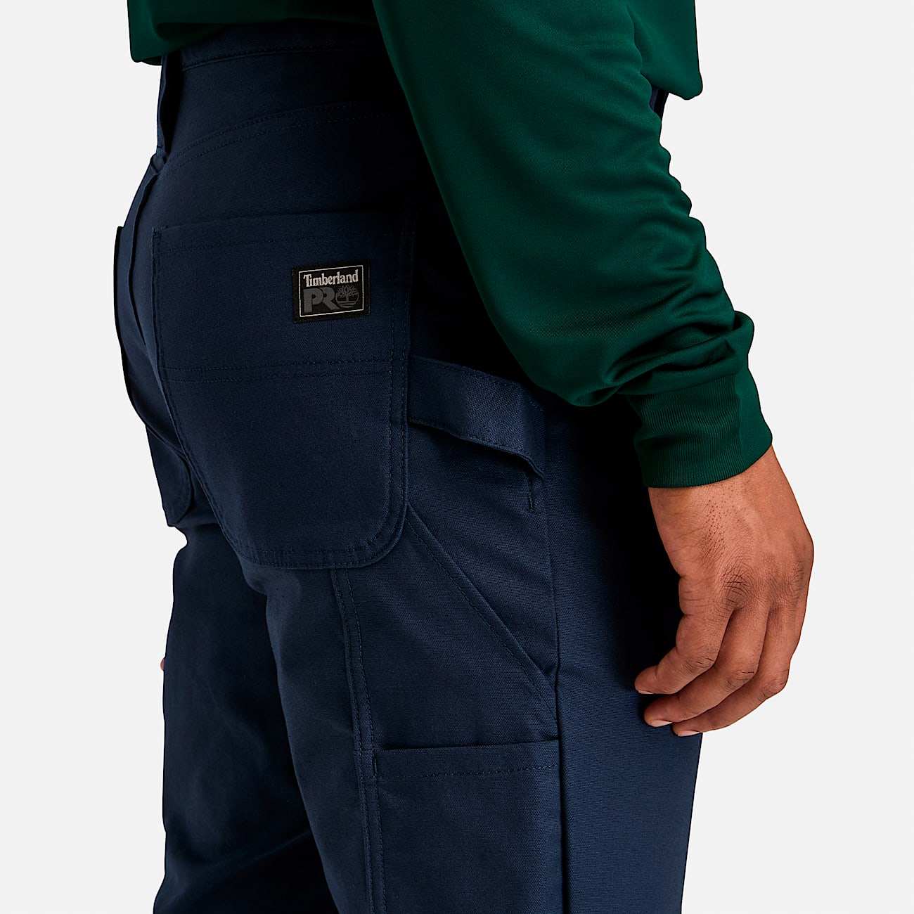 Mens Timberland PRO Gritman AthleticFit Flex Utility Pant TBL Black Iris ALT2