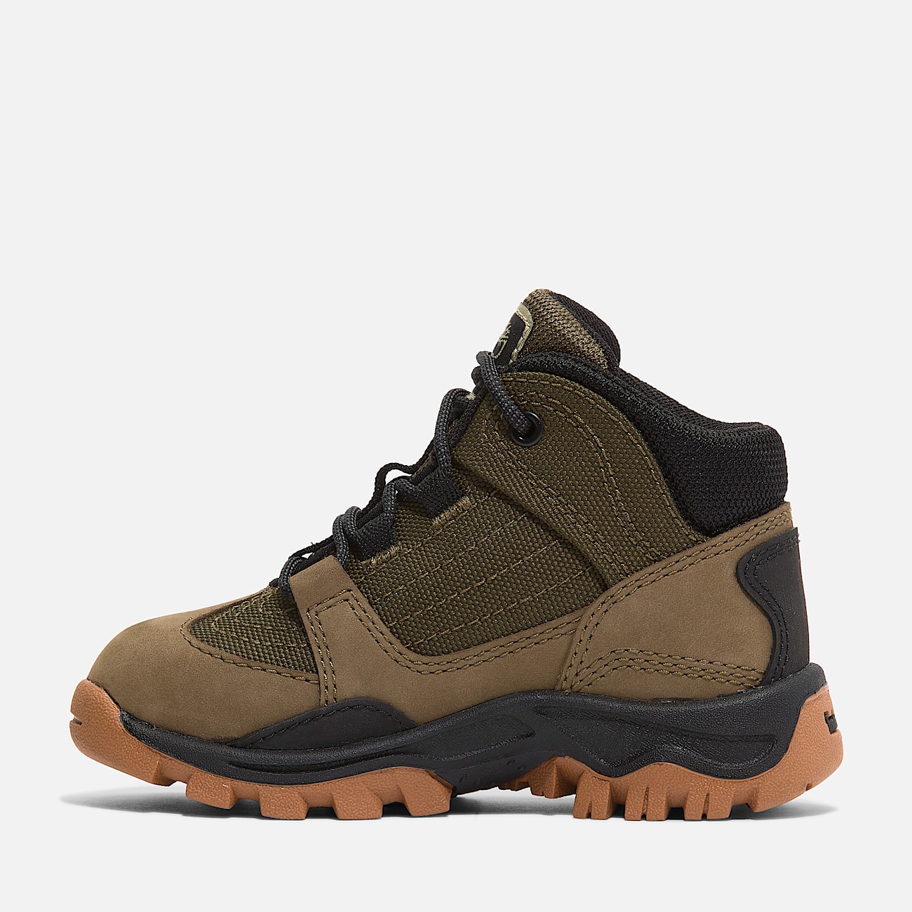 Toddler Mt Maddsen Mid Lace Hiker Boot TBL Olive Nubuck ALT6