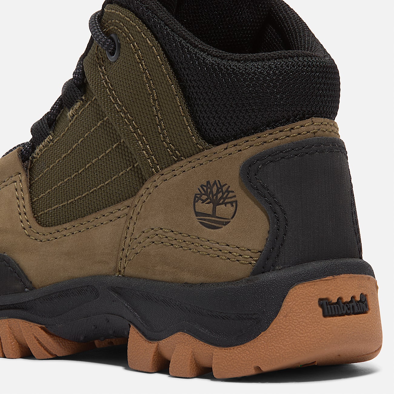 Toddler Mt Maddsen Mid Lace Hiker Boot TBL Olive Nubuck ALT7