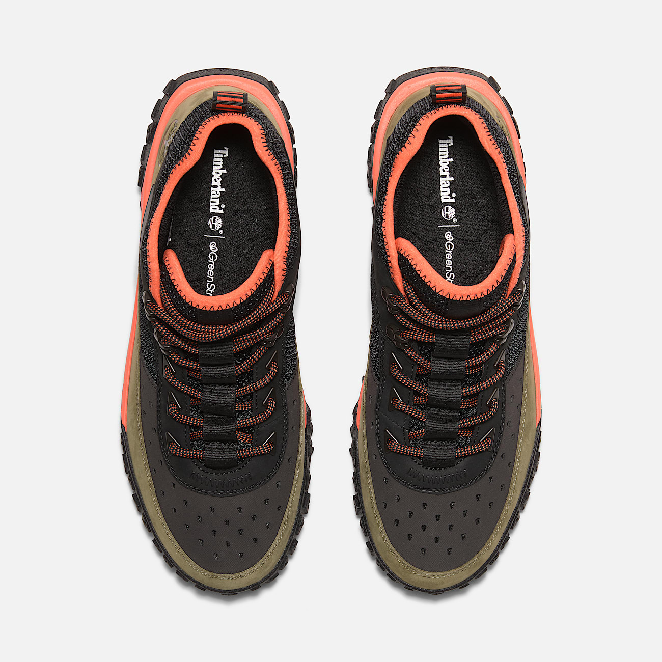 Mens GreenStride Motion 6 Mid LaceUp Sneaker TBL BlackGreen ALT2