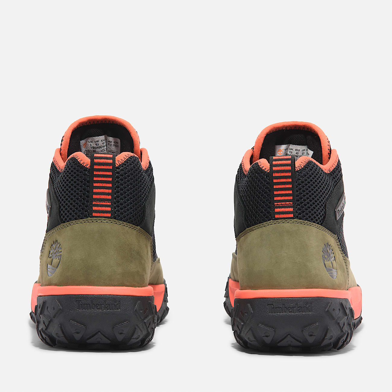 Mens GreenStride Motion 6 Mid LaceUp Sneaker TBL BlackGreen ALT5