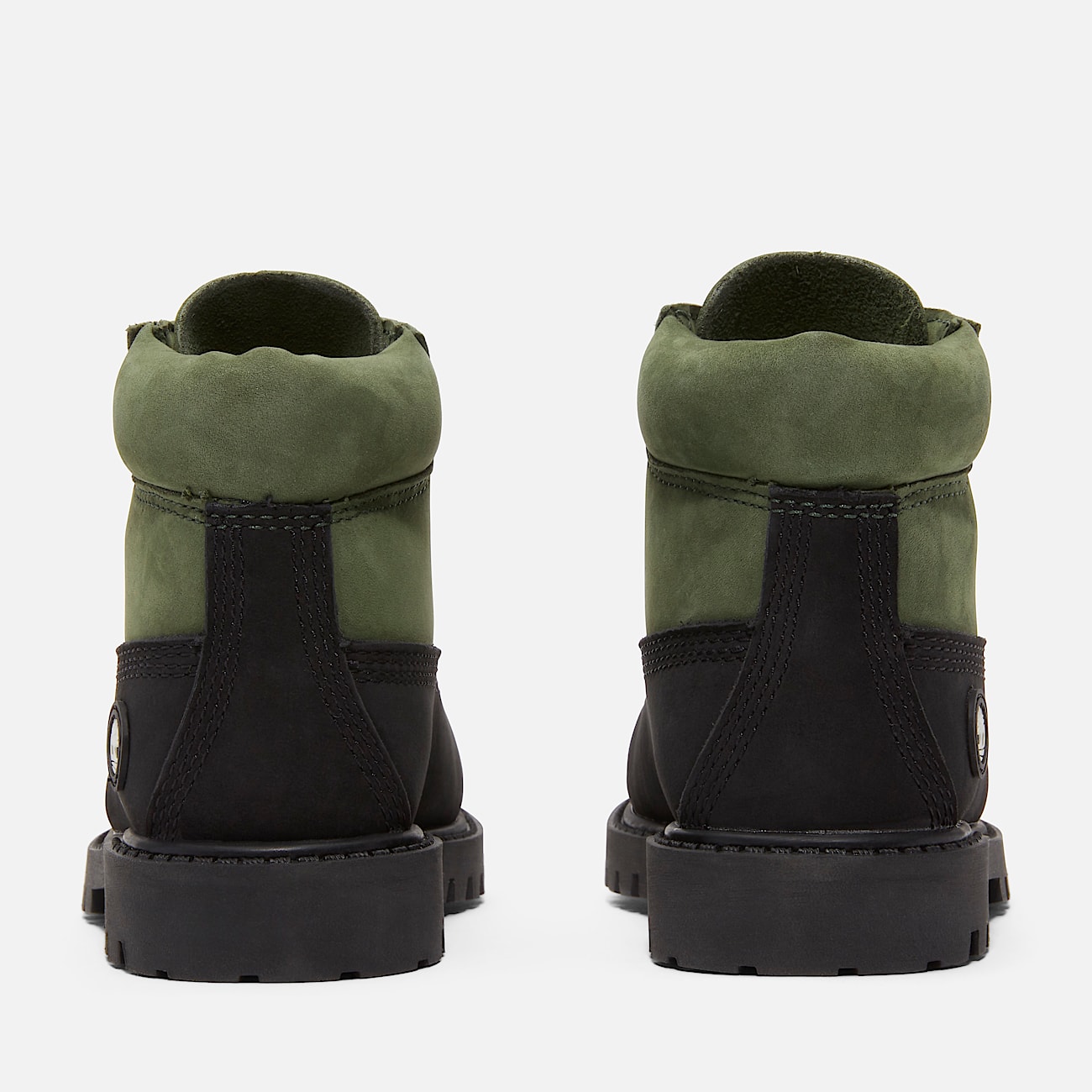 Toddler Timberland Premium 6Inch LaceUp Waterproof Boot TBL Black NubuckDark Green ALT5