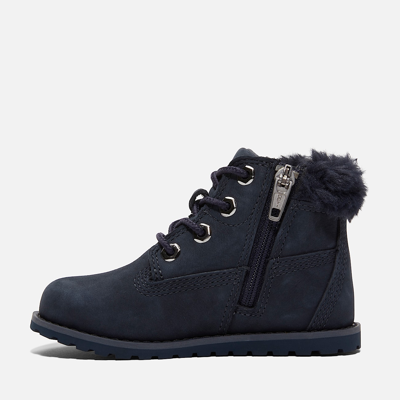 Toddler Pokey Pine 6Inch SideZip Boot TBL Navy Nubuck ALT6
