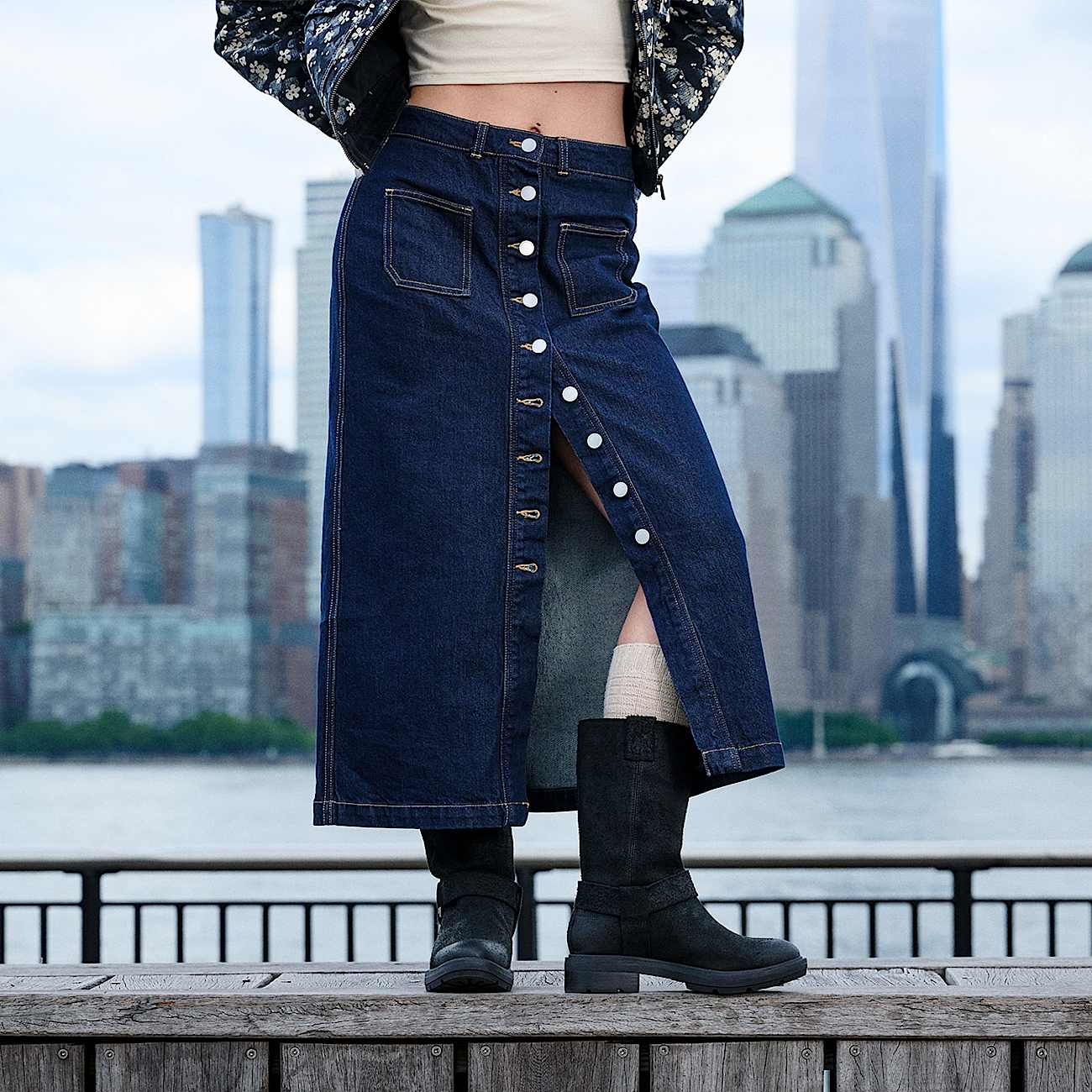 Botte haute Brimfield sans lacet ni glissière pour femmes - 5