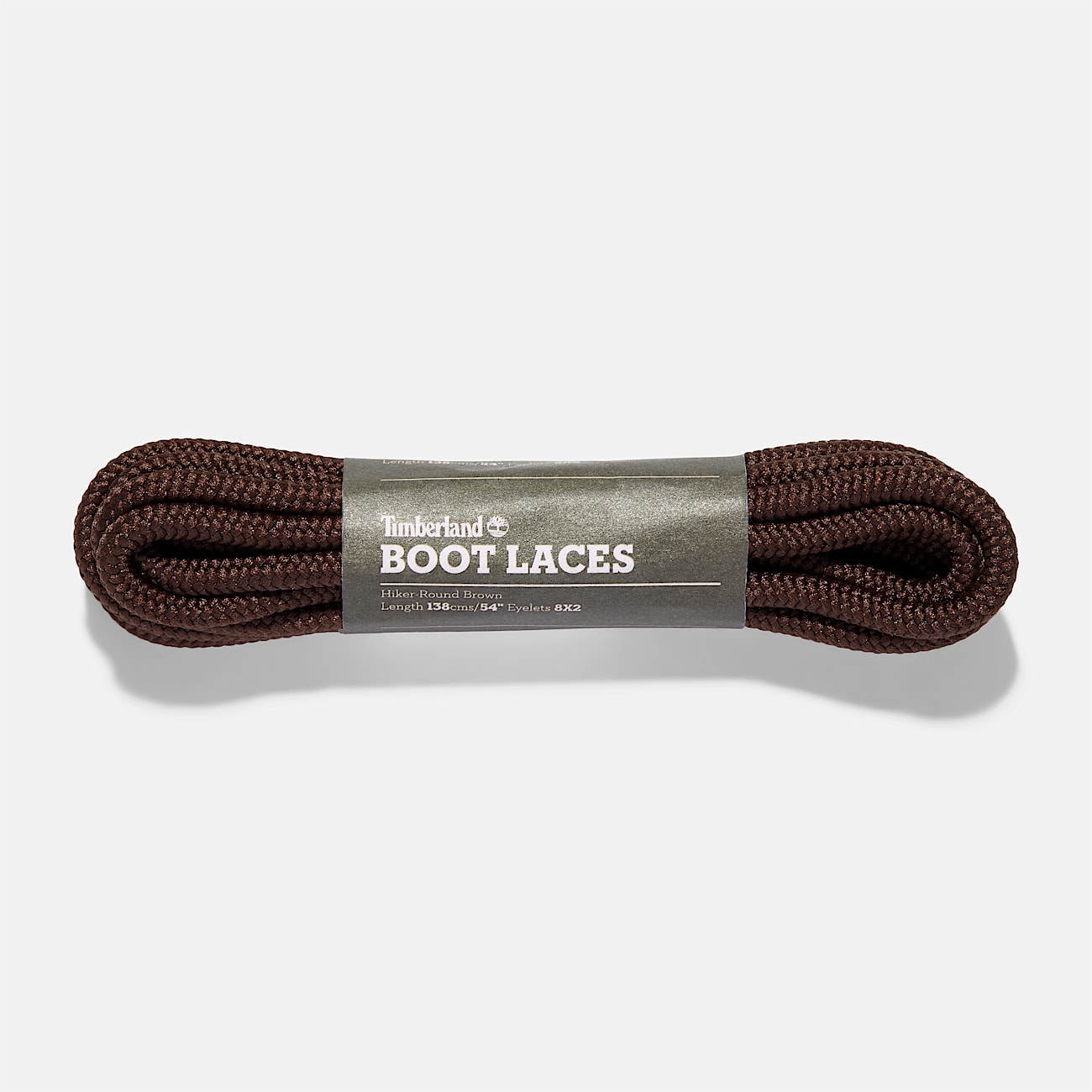 Lacets ronds pour bottes ou chaussures de randonne 137 cm 54 po TBL Brun HERO