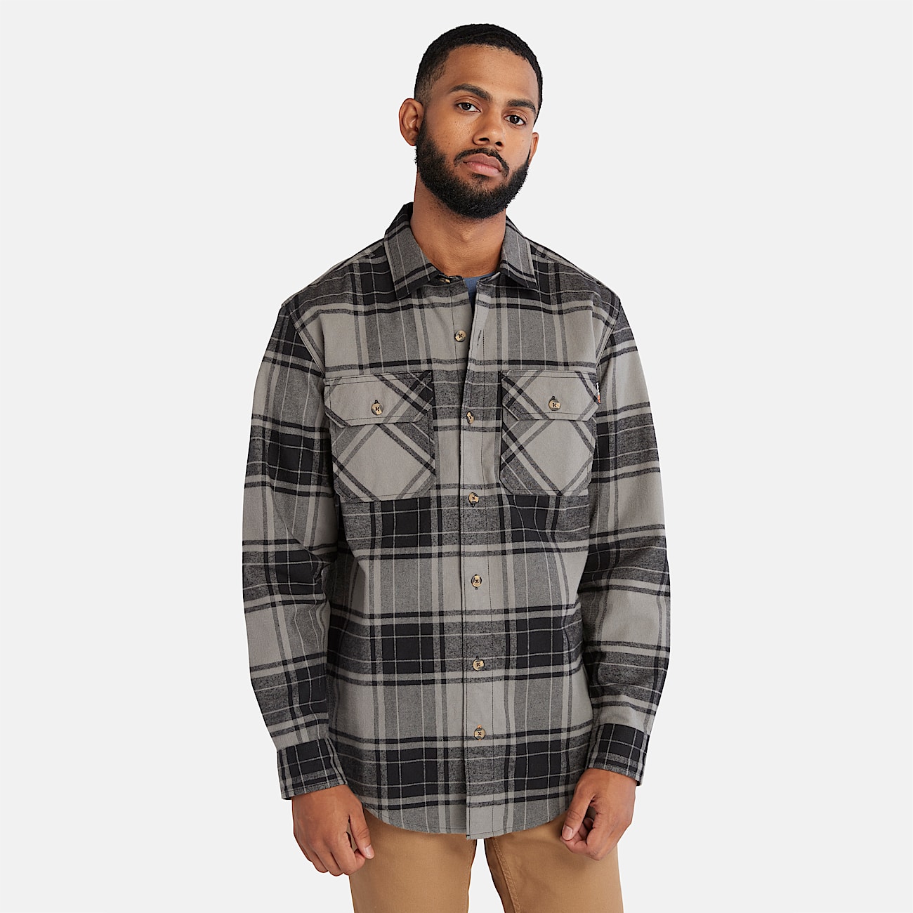 Men's Woodfort Heavyweight Flannel Work Shirt