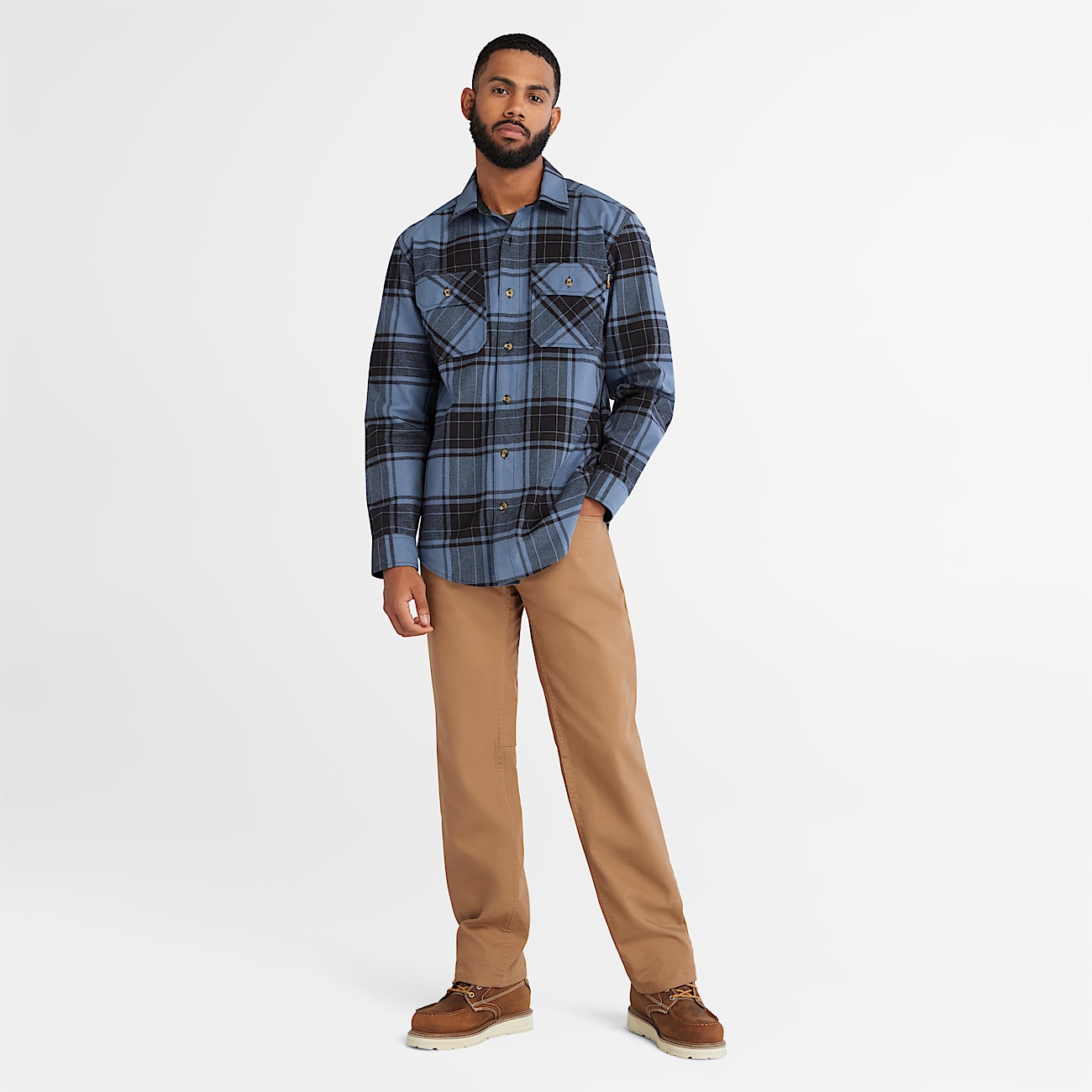 Men's Woodfort Heavyweight Flannel Work Shirt