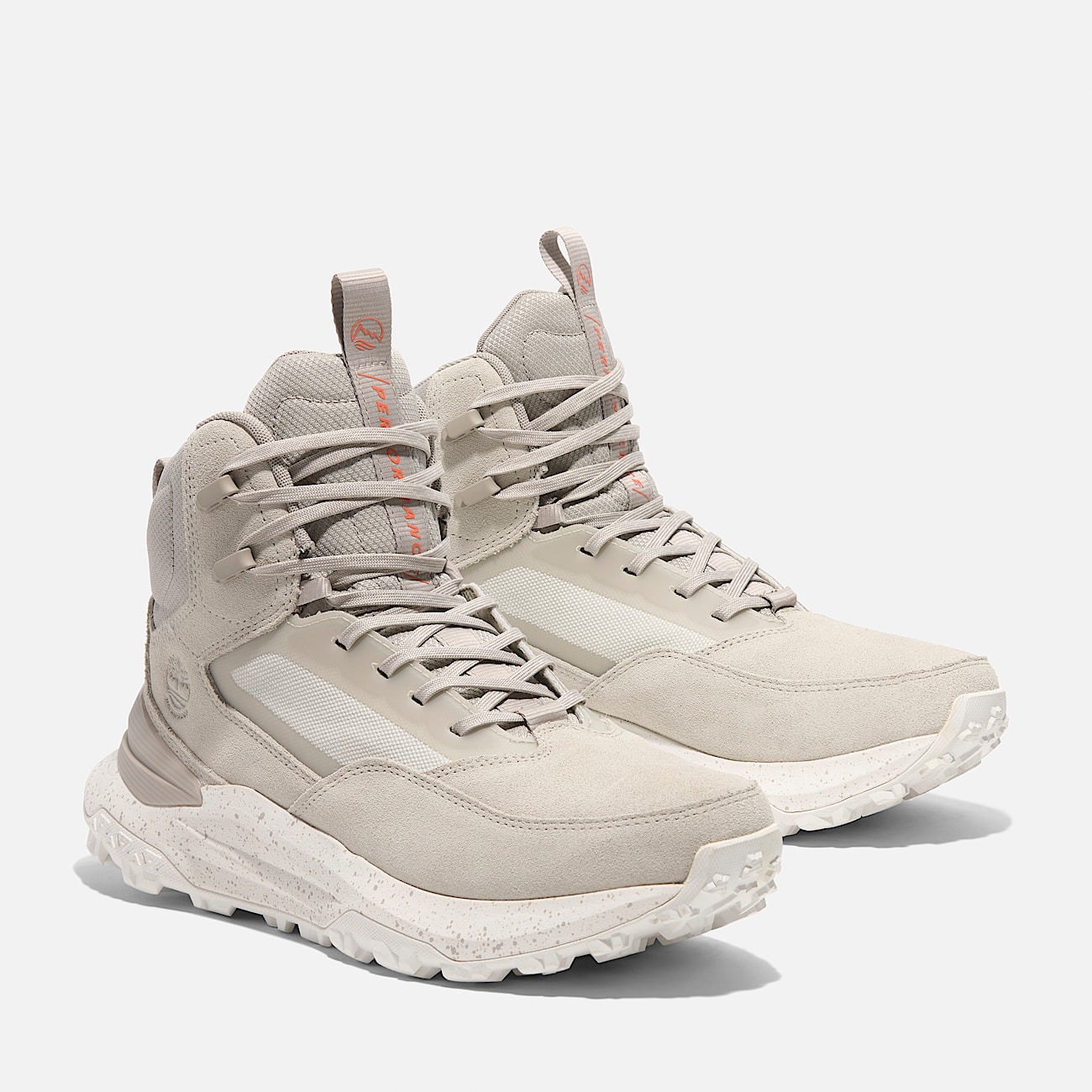 Mens Motion Access Mid Waterproof Hiking Boot TBL White Suede ALT4