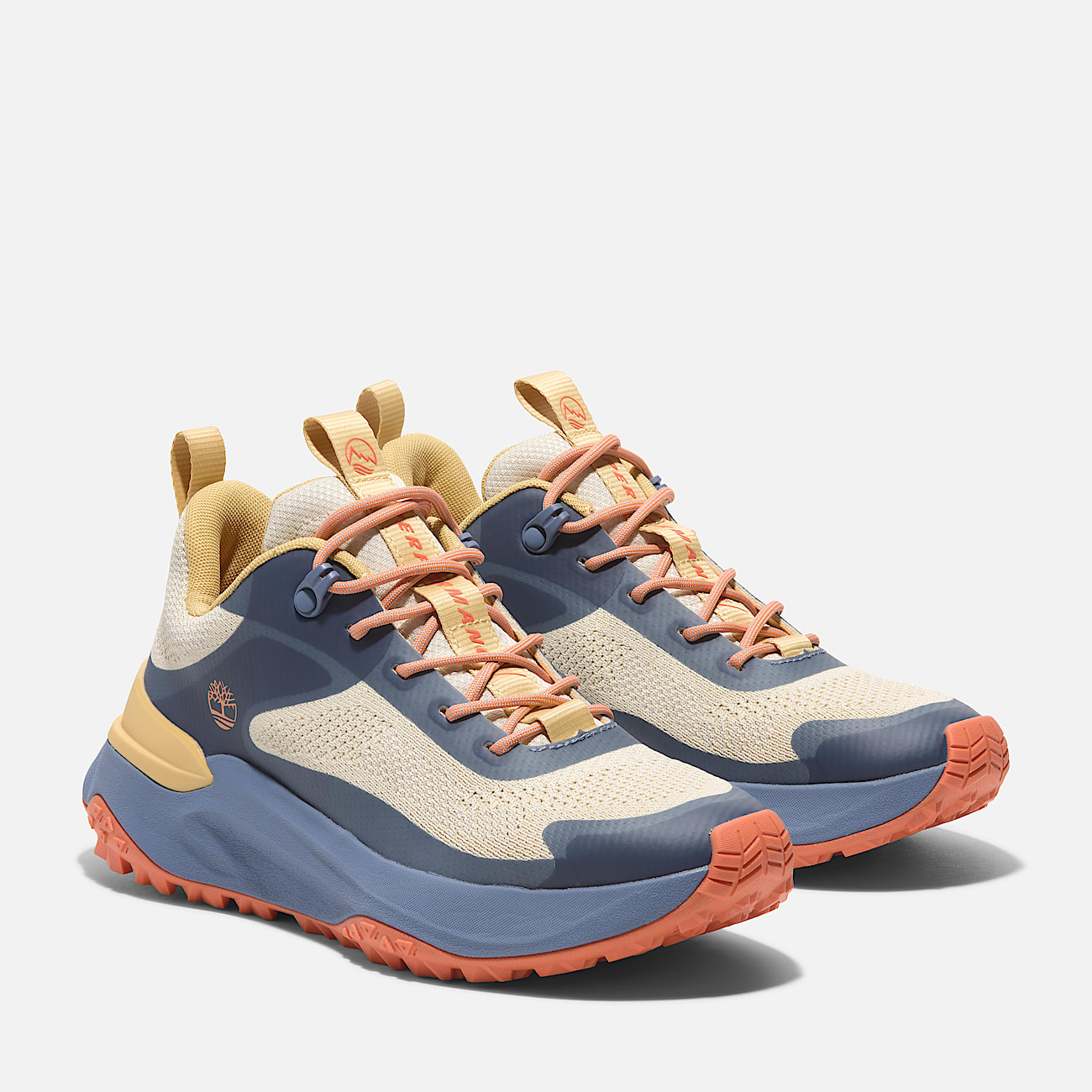 Womens Motion Access Low LaceUp Sneaker TBL Natural KnitBlue ALT4