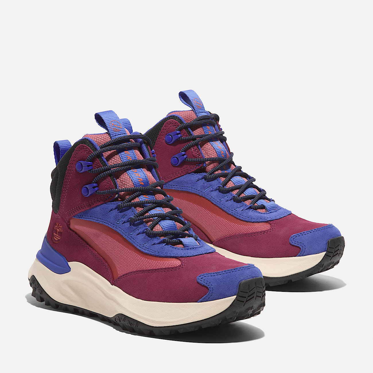 Womens Motion Access Mid LaceUp Waterproof Hiking Boot TBL Dark Pink Suede ALT4