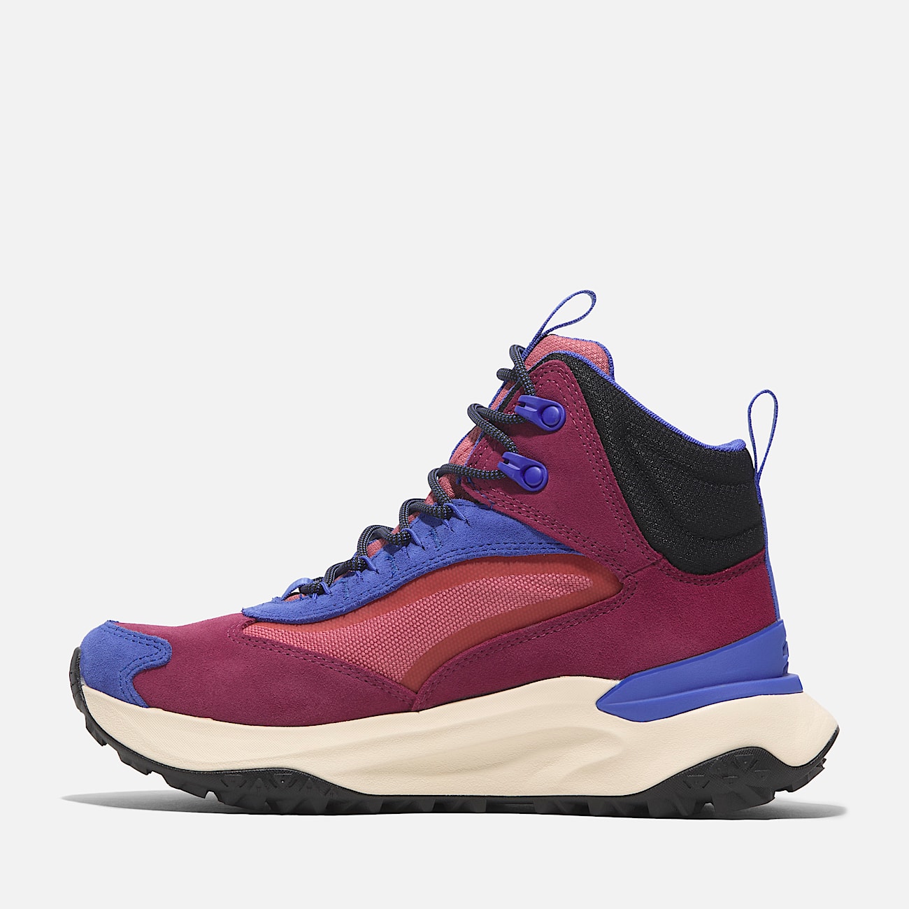 Womens Motion Access Mid LaceUp Waterproof Hiking Boot TBL Dark Pink Suede ALT6