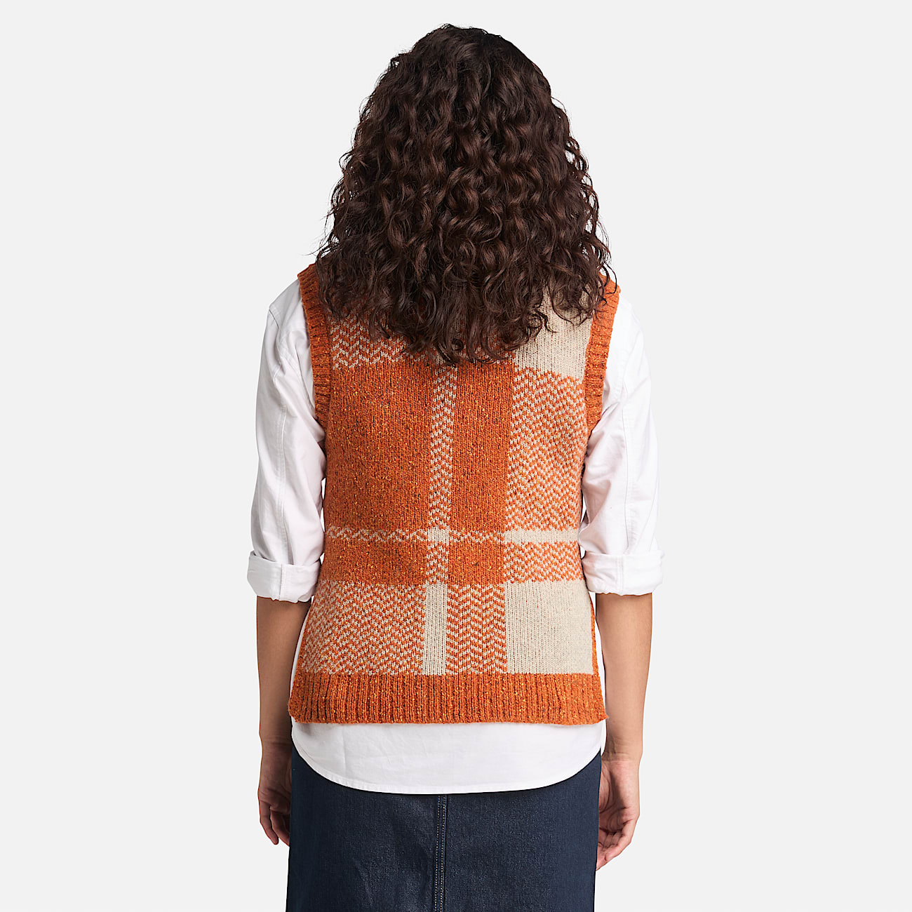 Womens Wool Blend Vest TBL Umber ALT9
