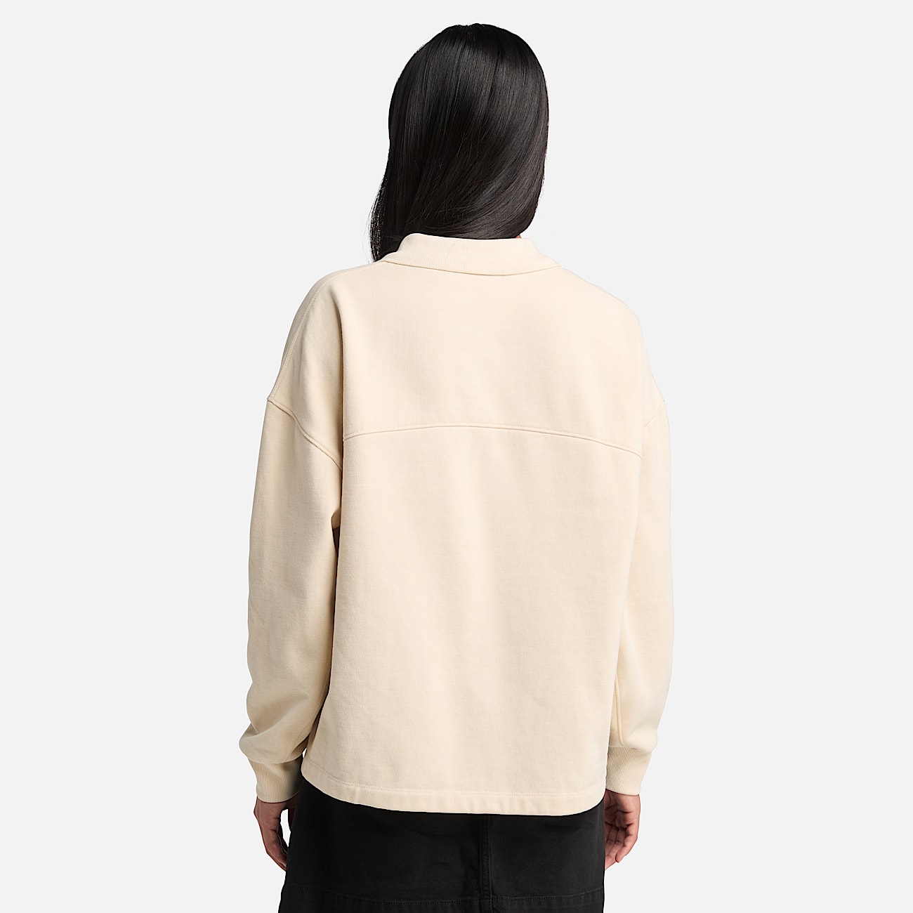 Womens Lush Polo Sweatshirt TBL Angora ALT9
