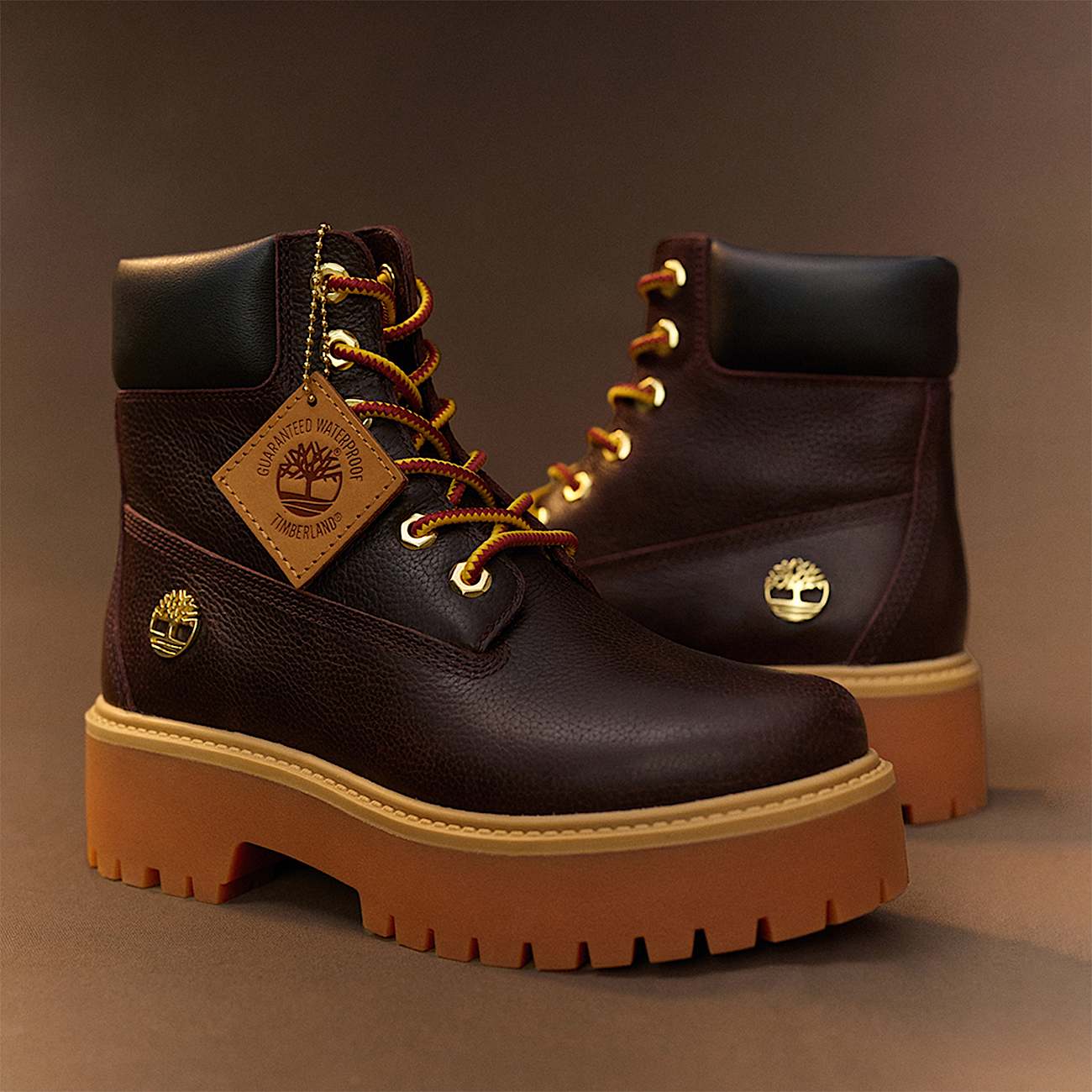 靴 Timberland STONE STREET6 IN LACE WP BOOT Timberland stone street 6 inch lace up platform waterproof boots