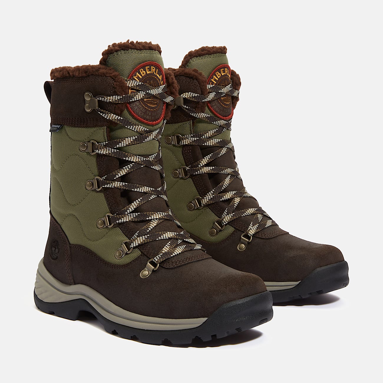 Womens Chocorua Tall LaceUp Waterproof Snow Boot TBL Dark Brown FullGrain ALT4