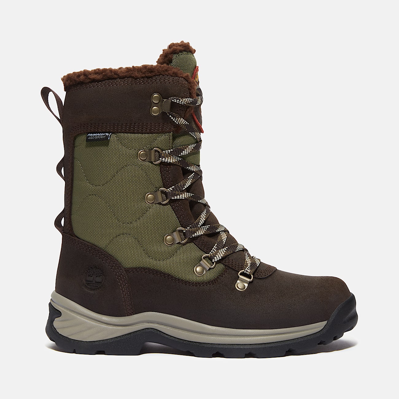 Womens Chocorua Tall LaceUp Waterproof Snow Boot TBL Dark Brown FullGrain HERO