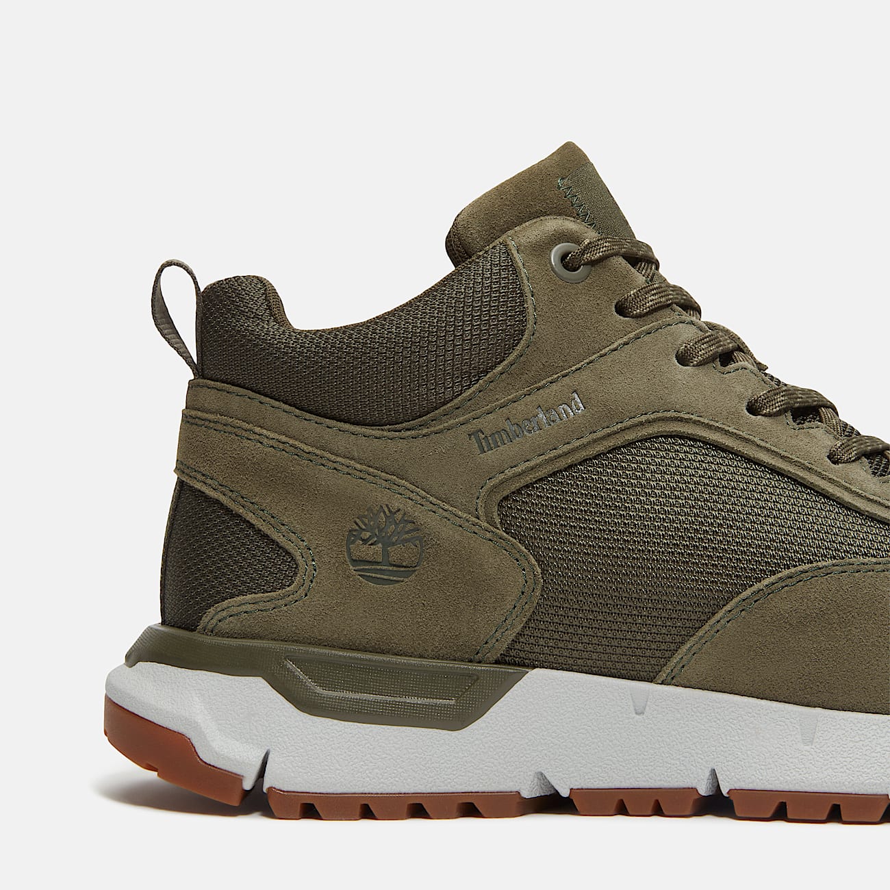 Mens Voyager Park Mid LaceUp Sneaker TBL Dark Green Suede ALT7