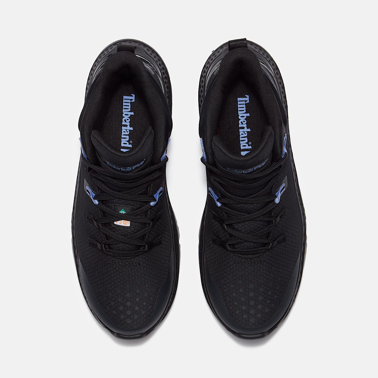 Womens Intercept Mid CSA Steel Toe Work Sneaker TBL Black Ripstop Nylon ALT2