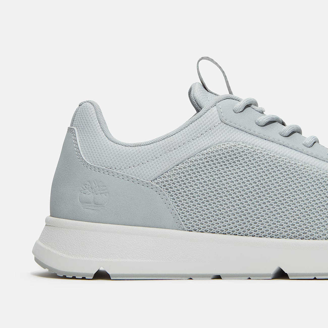 Mens Parker Street Low LaceUp Sneaker TBL Light Grey Knit ALT7