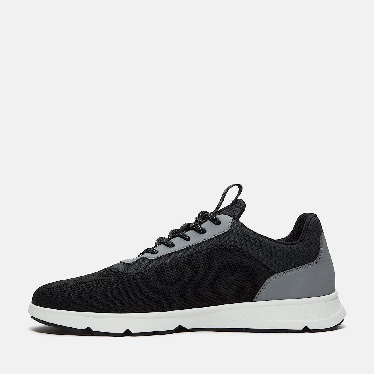 Mens Parker Street Low LaceUp Sneaker TBL Black Knit ALT6