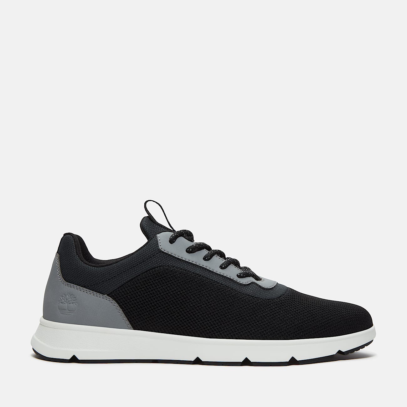Mens Parker Street Low LaceUp Sneaker TBL Black Knit HERO