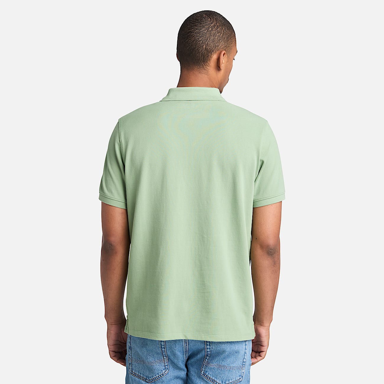 Mens Millers River ShortSleeve Pique Polo Shirt TBL Green Bay ALT9